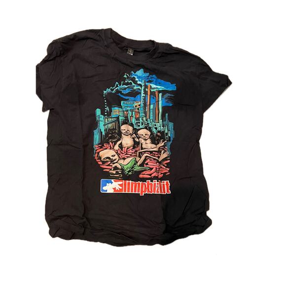 LImp Bizkit Black Concert T-Shirt Mens L - Picture 1 of 3